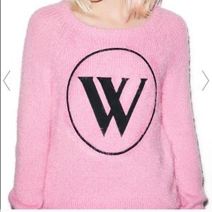 Wildfox white label W sweater